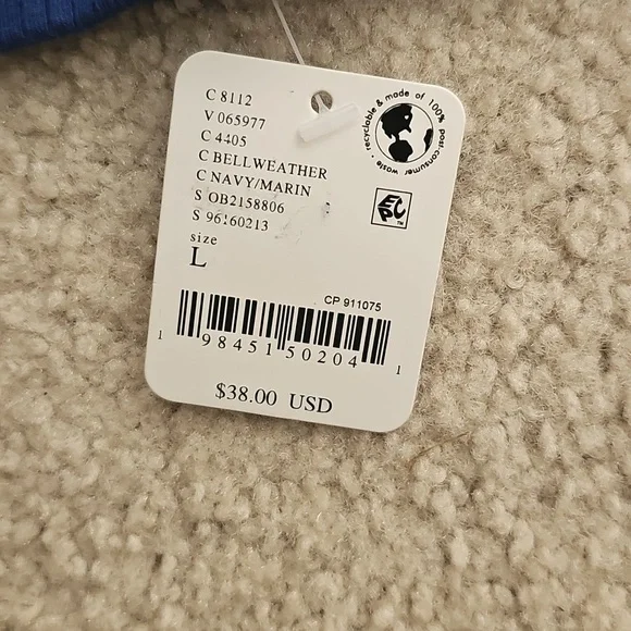 NWT..WE THE FREE Blue Ribbed Tank Top SIZE LARGE. New With Tags - Picture 3 of 5